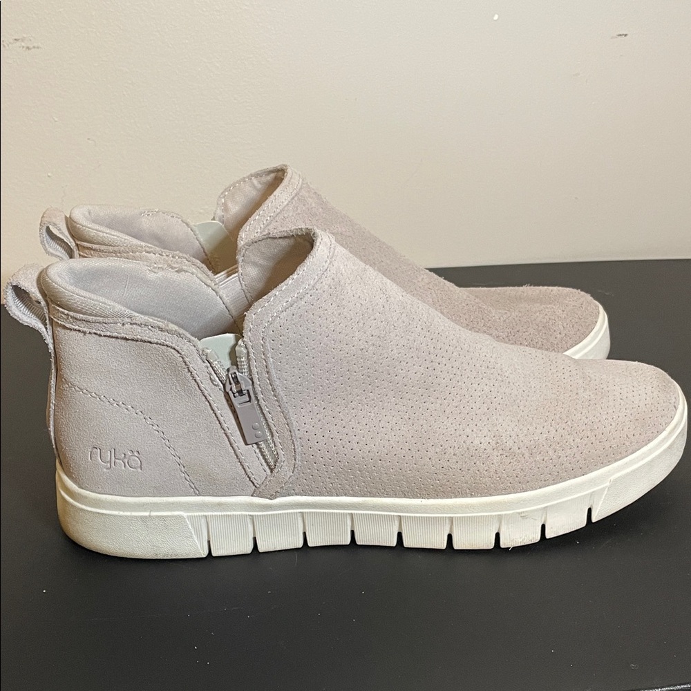 Ryka Women's Soft Gray Slip-On Sneakers